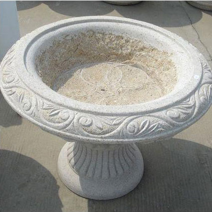 granite flowerpot