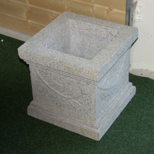 granite flowerpot