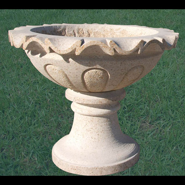 granite flowerpot