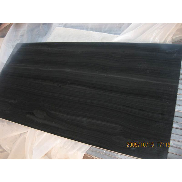 Black wood vein marble