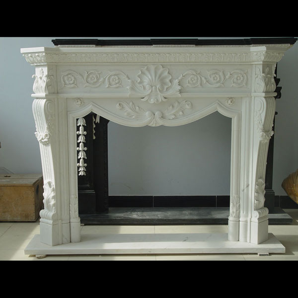 marble fireplace