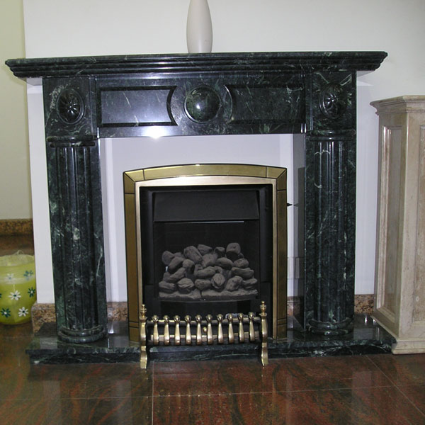 marble fireplace