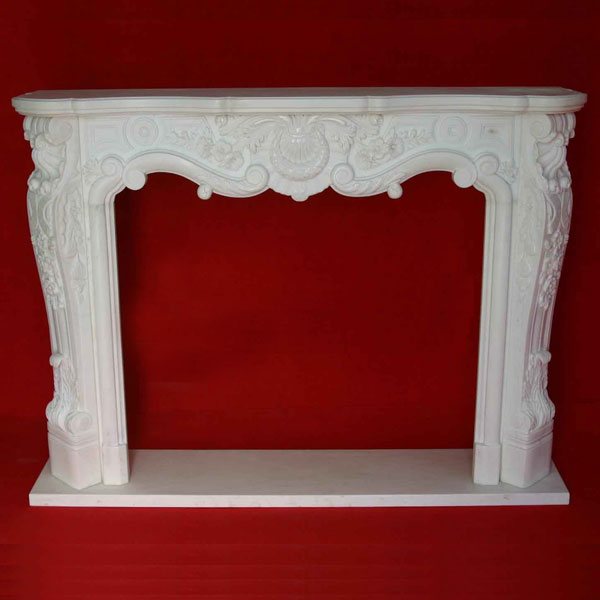 marble fireplace