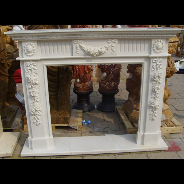 marble fireplace