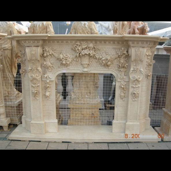 marble fireplace