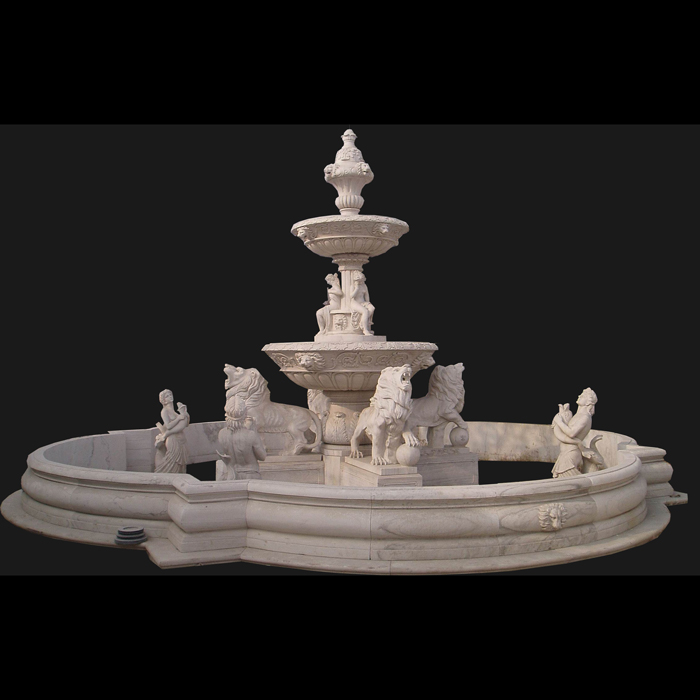 marble fountain