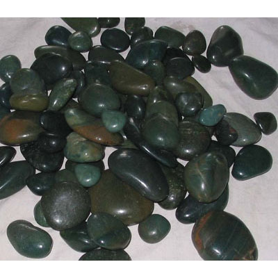 green pebble