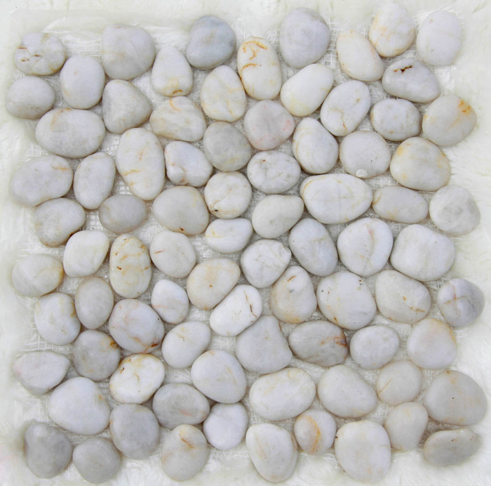 white pebble