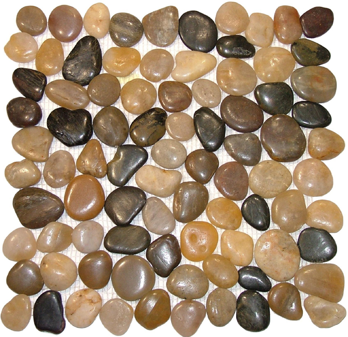 mix pebble tiles